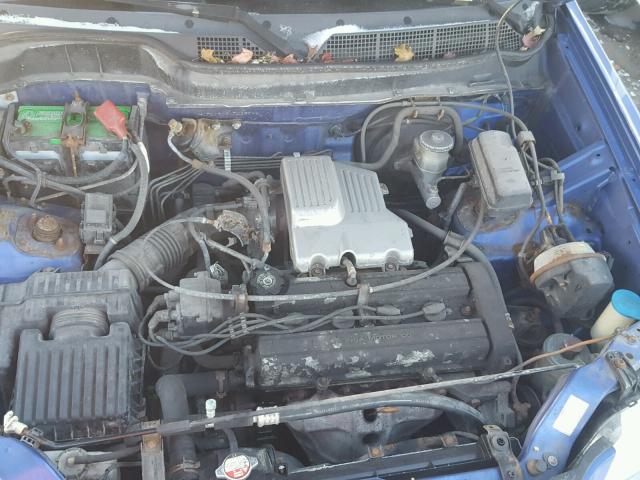 JHLRD18631C030946 - 2001 HONDA CR-V EX BLUE photo 7