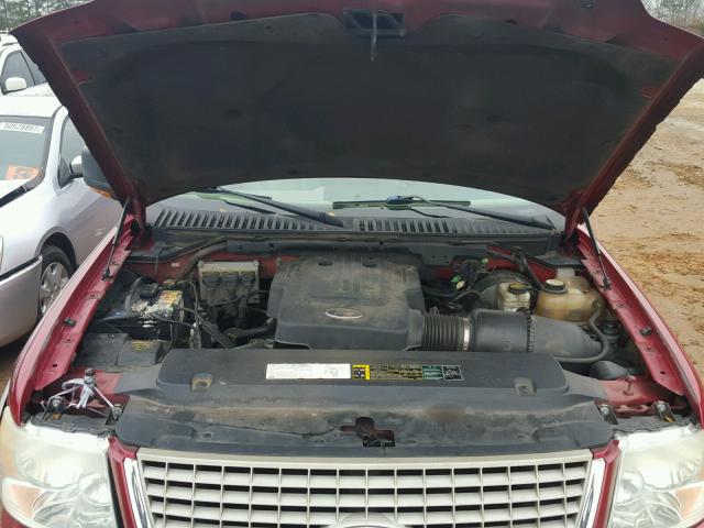 1FMRU17W84LB10029 - 2004 FORD EXPEDITION RED photo 7