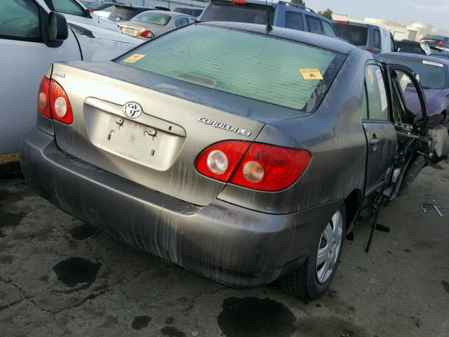 1NXBR32E37Z898035 - 2007 TOYOTA COROLLA CE GRAY photo 4