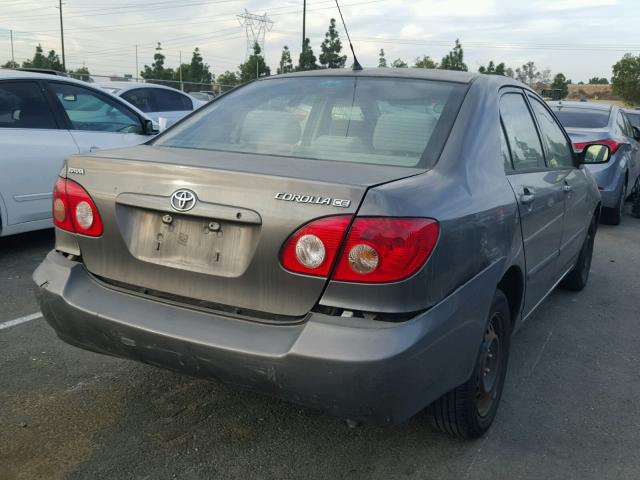 1NXBR32E65Z441586 - 2005 TOYOTA COROLLA CE GRAY photo 4