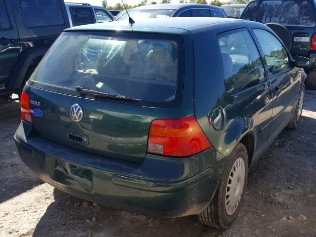 WVWBA21J2YW497442 - 2000 VOLKSWAGEN GOLF GL GREEN photo 4