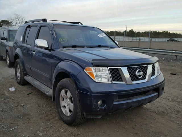 5N1AR18W36C621681 - 2006 NISSAN PATHFINDER BLUE photo 1