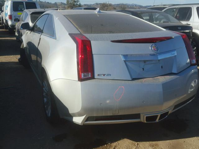 1G6DA1E30E0146450 - 2014 CADILLAC CTS SILVER photo 3