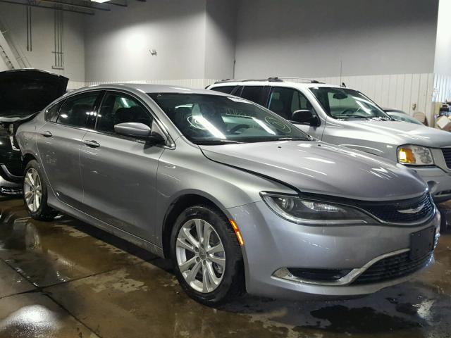 1C3CCCAB1GN155910 - 2016 CHRYSLER 200 LIMITE SILVER photo 1