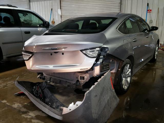 1C3CCCAB1GN155910 - 2016 CHRYSLER 200 LIMITE SILVER photo 4