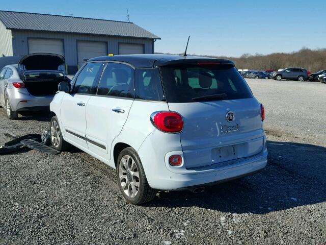 ZFBCFACH1EZ022355 - 2014 FIAT 500L LOUNG BLUE photo 3