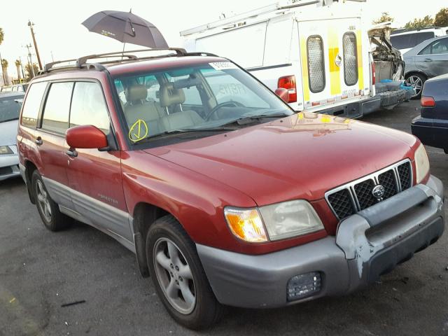 JF1SF65542H712195 - 2002 SUBARU FORESTER S RED photo 1