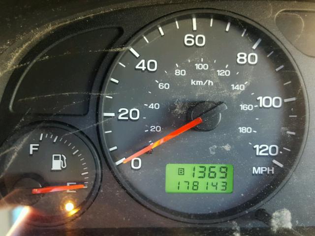 JF1SF65542H712195 - 2002 SUBARU FORESTER S RED photo 8