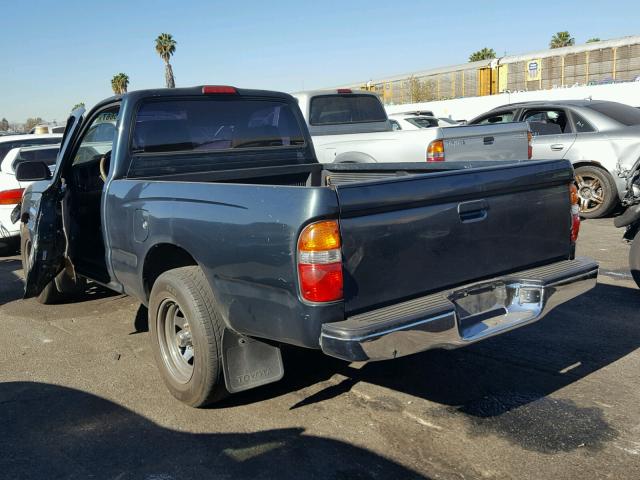 4TANL42N7VZ220358 - 1997 TOYOTA TACOMA GREEN photo 3