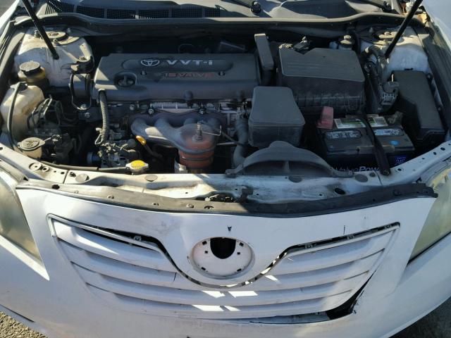 4T1BE46K37U644374 - 2007 TOYOTA CAMRY NEW WHITE photo 7