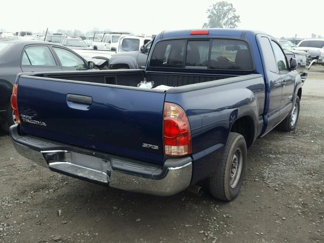 5TETX22N48Z540041 - 2008 TOYOTA TACOMA ACC BLUE photo 4