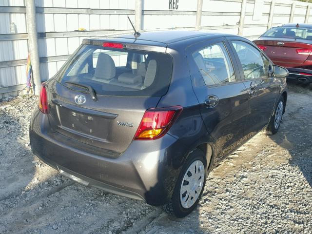 VNKKTUD36HA075570 - 2017 TOYOTA YARIS L GRAY photo 4