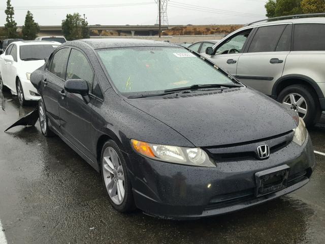 2HGFA16598H322533 - 2008 HONDA CIVIC LX BLACK photo 1