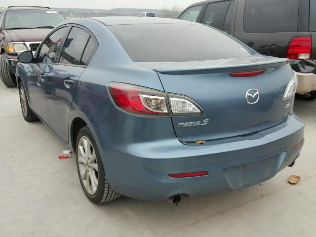 JM1BL1W53B1460260 - 2011 MAZDA 3 S BLUE photo 3