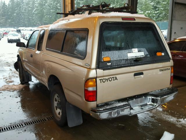 4TASN92N2WZ109910 - 1998 TOYOTA TACOMA XTR GOLD photo 3