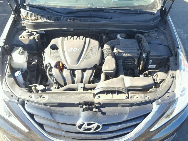 5NPEB4ACXCH411039 - 2012 HYUNDAI SONATA GLS BLUE photo 7