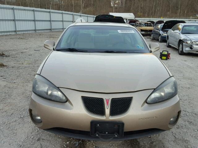 2G2WR524441342711 - 2004 PONTIAC GRAND PRIX GOLD photo 9