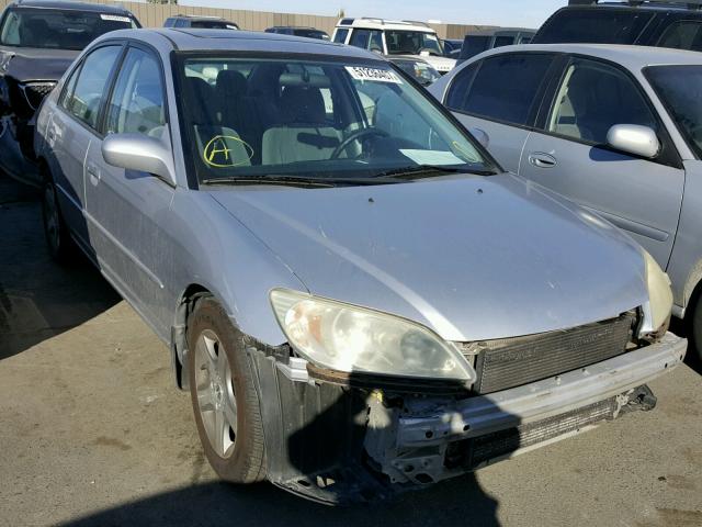 2HGES26704H540063 - 2004 HONDA CIVIC EX SILVER photo 1