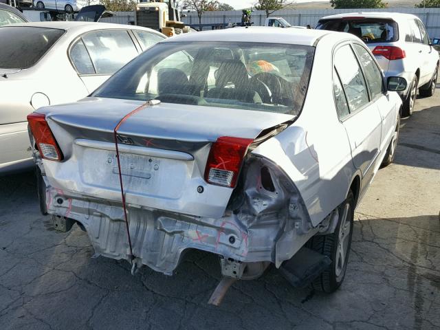 2HGES26704H540063 - 2004 HONDA CIVIC EX SILVER photo 4