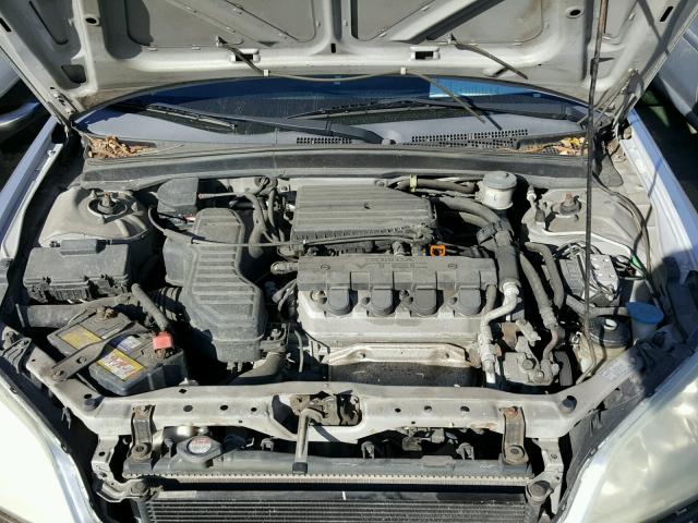 2HGES26704H540063 - 2004 HONDA CIVIC EX SILVER photo 7