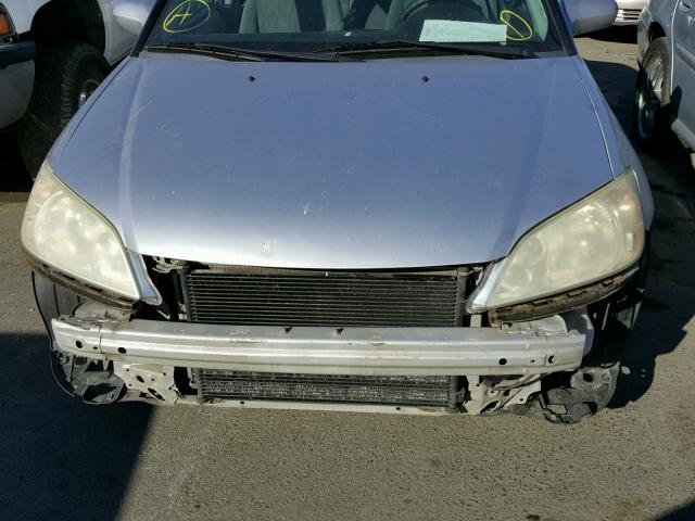 2HGES26704H540063 - 2004 HONDA CIVIC EX SILVER photo 9