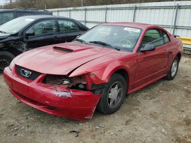 1FAFP404X1F154929 - 2001 FORD MUSTANG RED photo 2