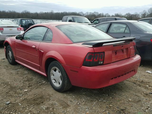 1FAFP404X1F154929 - 2001 FORD MUSTANG RED photo 3