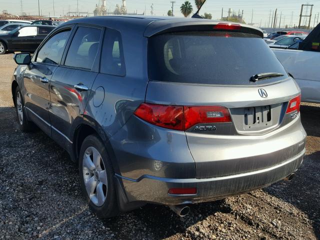 5J8TB18268A002846 - 2008 ACURA RDX CHARCOAL photo 3