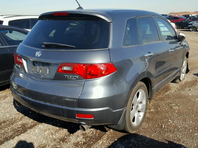 5J8TB18268A002846 - 2008 ACURA RDX CHARCOAL photo 4