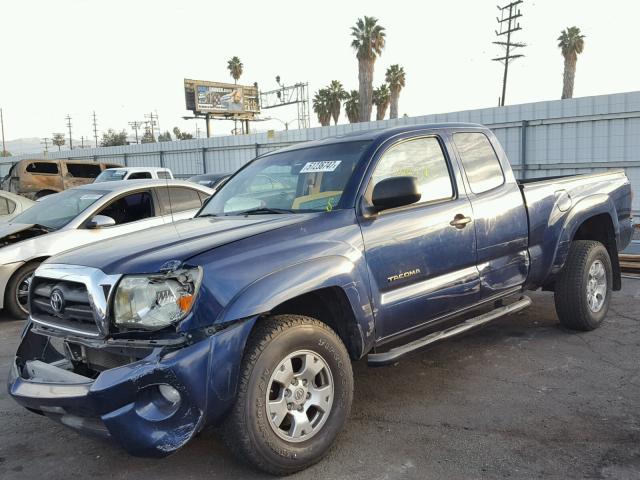 5TETU62N55Z024606 - 2005 TOYOTA TACOMA PRE BLUE photo 2