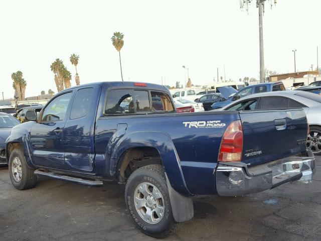 5TETU62N55Z024606 - 2005 TOYOTA TACOMA PRE BLUE photo 3