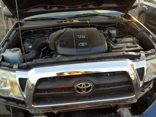 5TETU62N55Z024606 - 2005 TOYOTA TACOMA PRE BLUE photo 7