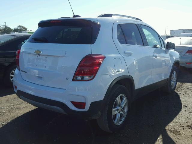 3GNCJPSB5HL181636 - 2017 CHEVROLET TRAX 1LT WHITE photo 4