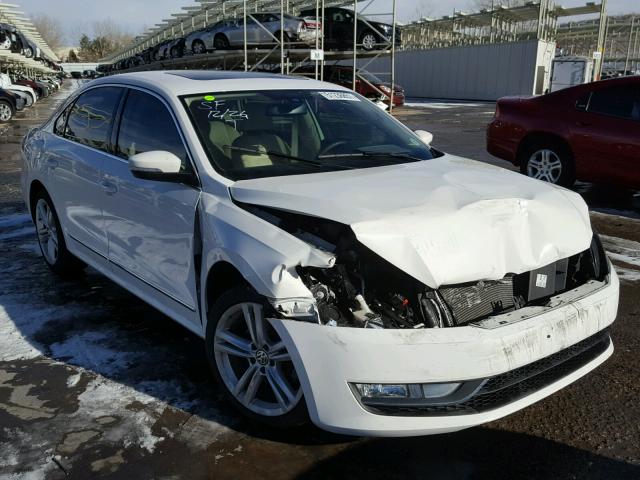 1VWCM7A30DC023301 - 2013 VOLKSWAGEN PASSAT SEL WHITE photo 1