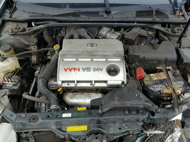 4T1BF30K04U076662 - 2004 TOYOTA CAMRY LE მწვანე ფოტო 7