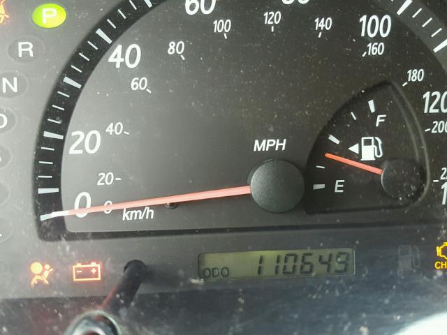 4T1BF30K04U076662 - 2004 TOYOTA CAMRY LE მწვანე ფოტო 8