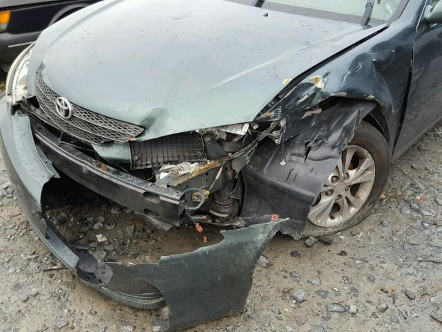 4T1BF30K04U076662 - 2004 TOYOTA CAMRY LE მწვანე ფოტო 9