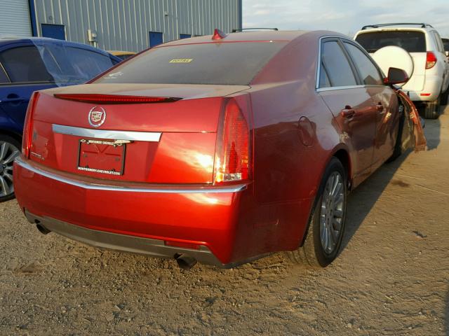 1G6DM5EG1A0110990 - 2010 CADILLAC CTS PERFOR RED photo 4