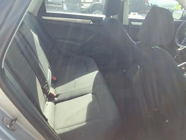 1VWAP7A38DC056433 - 2013 VOLKSWAGEN PASSAT S ვერცხლისფერი ფოტო 6