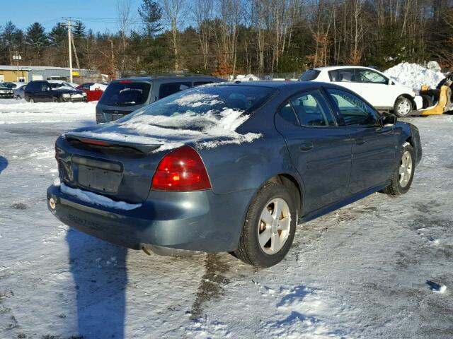 2G2WP552461315219 - 2006 PONTIAC GRAND PRIX TURQUOISE photo 4