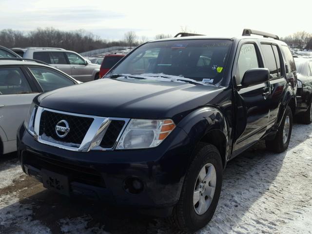 5N1AR18B08C608516 - 2008 NISSAN PATHFINDER BLUE photo 2