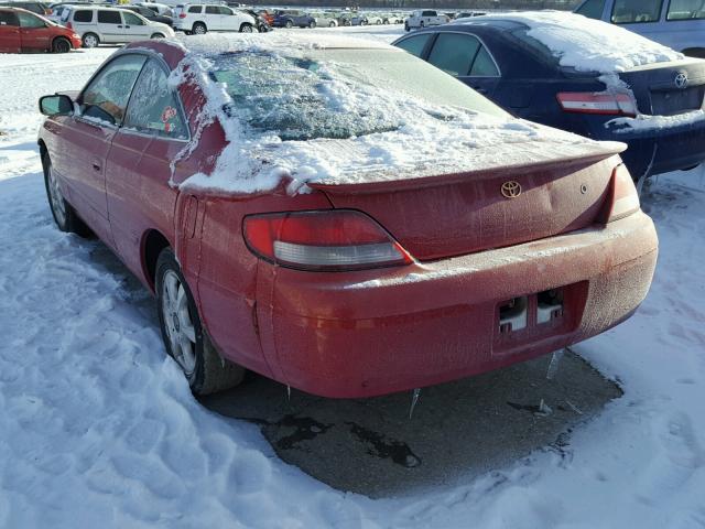 2T1CF28P7XC122704 - 1999 TOYOTA CAMRY SOLA RED photo 3