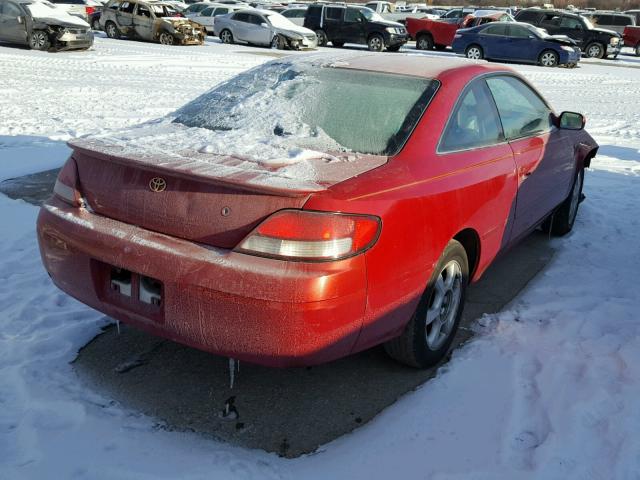 2T1CF28P7XC122704 - 1999 TOYOTA CAMRY SOLA RED photo 4