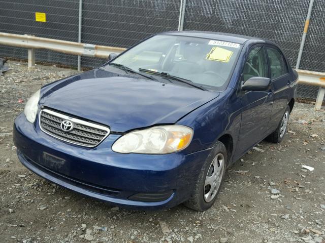 2T1BR32E47C813544 - 2007 TOYOTA COROLLA CE BLUE photo 2