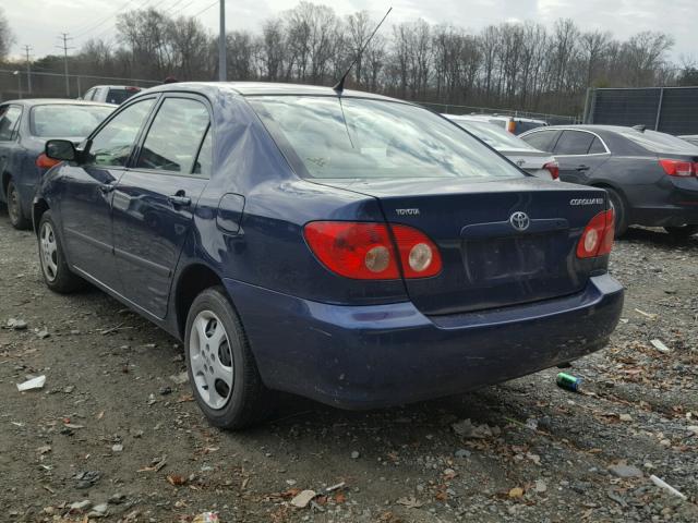 2T1BR32E47C813544 - 2007 TOYOTA COROLLA CE BLUE photo 3