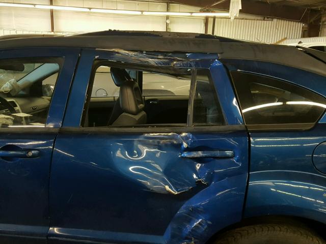 1B3HB48A29D214321 - 2009 DODGE CALIBER SX BLUE photo 9