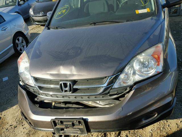 5J6RE3H33BL025382 - 2011 HONDA CR-V LX BROWN photo 9