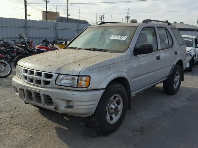 4S2CK58W2Y4336433 - 2000 ISUZU RODEO S SILVER photo 2