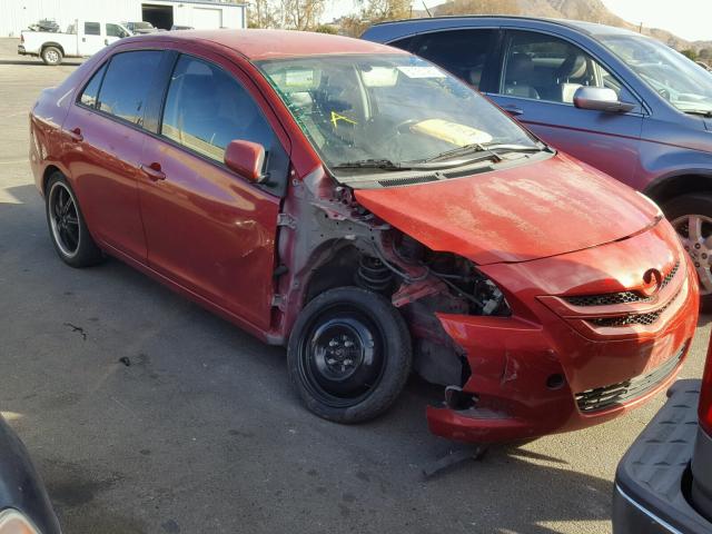 JTDBT923181246640 - 2008 TOYOTA YARIS RED photo 1