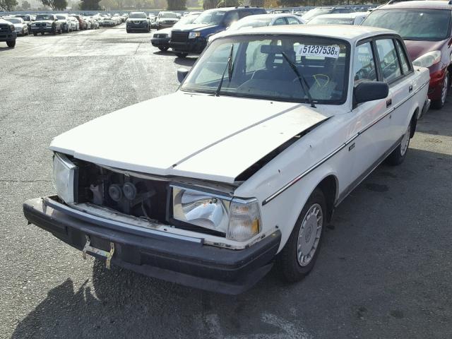 YV1AA8841M1445509 - 1991 VOLVO 240 WHITE photo 2